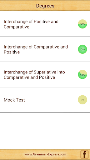 Grammar Express : Degrees Lite Screen 2