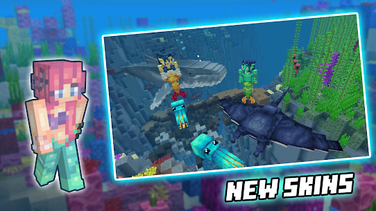 Mermaids Mod Addon for MCPE Apk Mod for Android [Unlimited Coins/Gems] 2