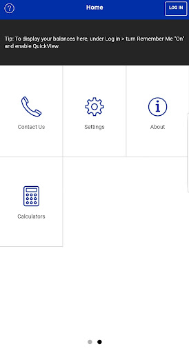 GFCU MOBILE Screen 2