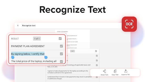 MobiPDF: PDF Editor & Scanner Ekran görüntüsü