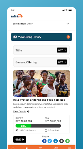 Safiri24 Member Screen 2