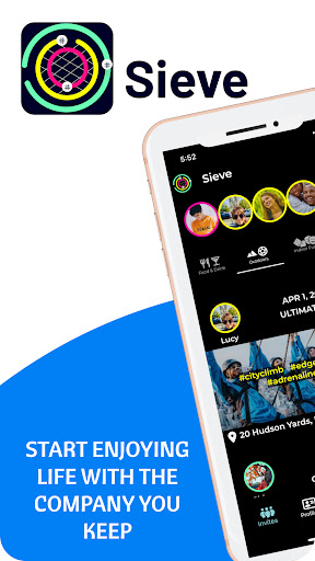 Android application Sieve screenshort