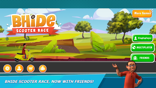 Bhide Scooter Race| TMKOC Game androidhappy screenshots 1