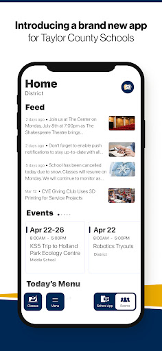 Android application Taylor County Schools screenshort