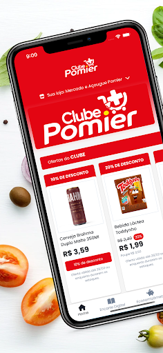 Android application Clube Pomier screenshort