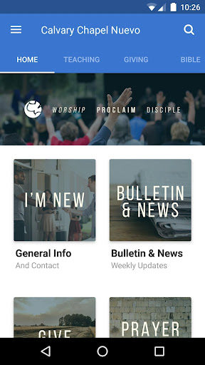 Android application Calvary Chapel Nuevo screenshort