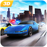 Chase Gangster Car: Police Car Driver Simulator 3D icon