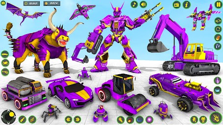 Bull Robot Car Game:Robot Game