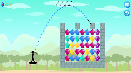 Stickman Archer : Balloon Pop Screen 3