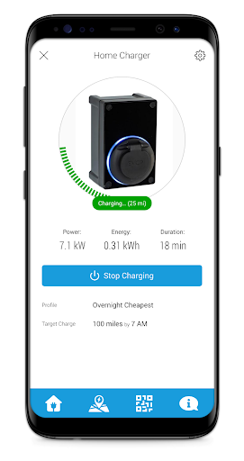 Android application Sync EV screenshort