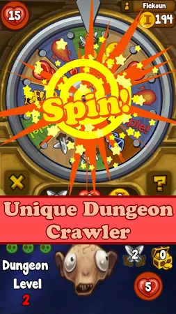 Game screenshot Dungeon Wheel - Roguelike RPG mod apk