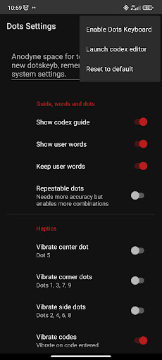 9 dots keyboard Screen 2