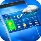 Best Weather Widget & Battery Checker New 2017 icon