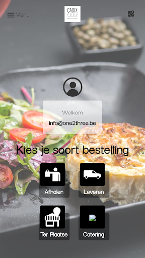 Android application Cadix Food screenshort