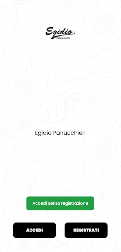 Android application Egidio Parrucchieri screenshort