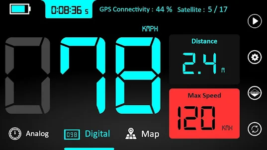 GPS đồng hồ tốc độ - Odometer