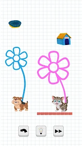 Pet Rush Draw Puzzle Games