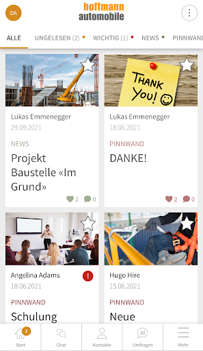 Android application hoffmann automobile screenshort
