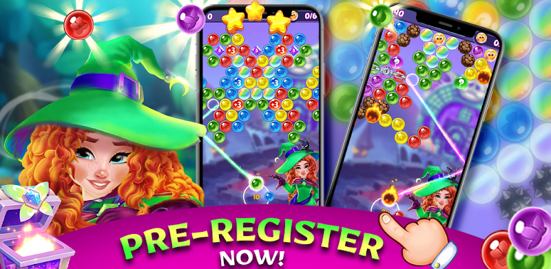 Bubble Shooter Witch 2- Magic Puzzle POP 2021 Game
