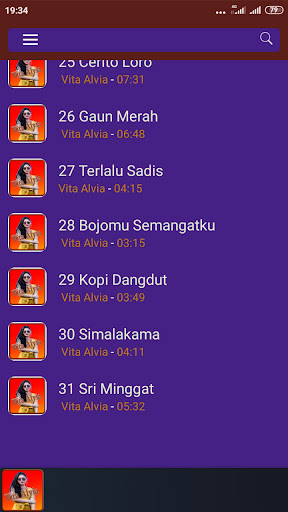 Vita Alvia Mp3 Album Offline Screen 3