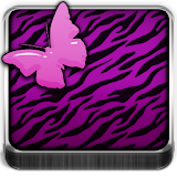 THEME - Purple Zebra Butterfly icon