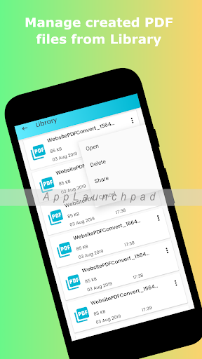 Website To PDF Converter Screen 3