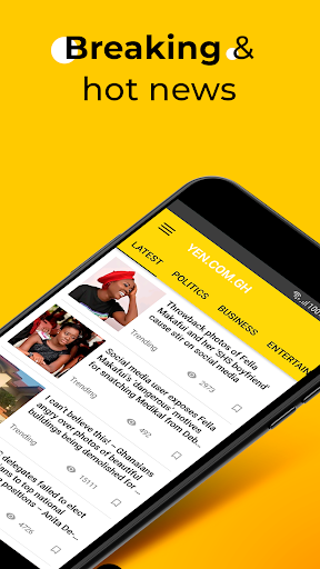 Ghana News: YEN Trending & Hot Screenshot 1 - AppWisp.com
