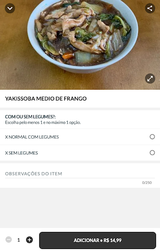 Vanda Yakissoba e Temakeria Screen 2