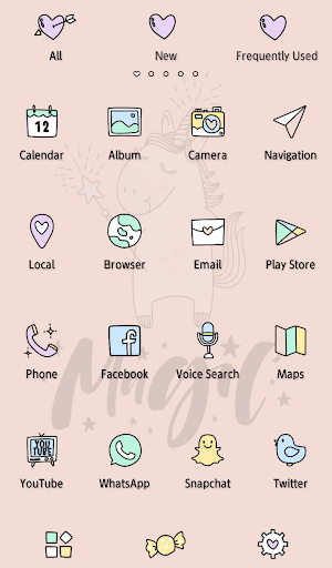 Unicorn Magic Theme Screen 3