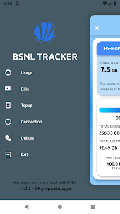 BSNL Tracker - FTTH USAGE