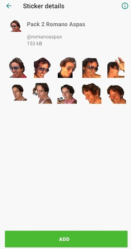 Stickers de Romano Aspas Screen 3