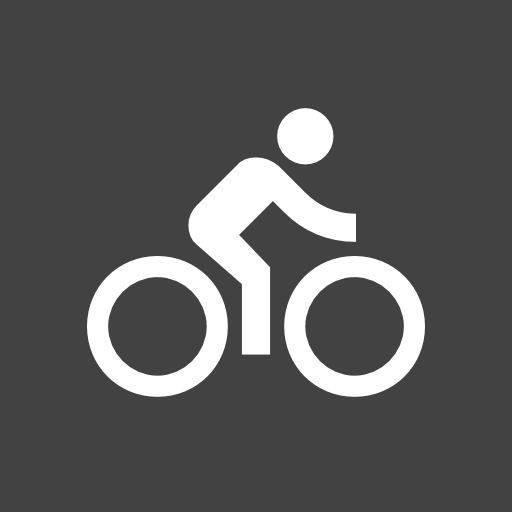 Fiets locatie logo