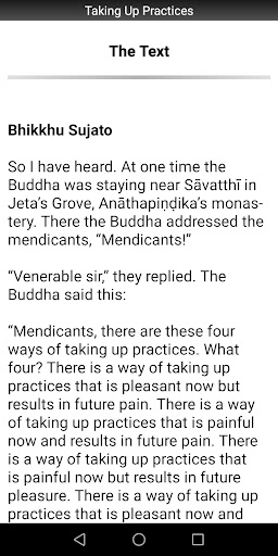 Taking Up Practices Sutta Screen 2