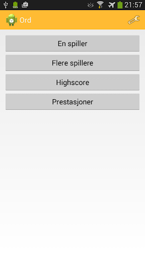 Android application Words screenshort