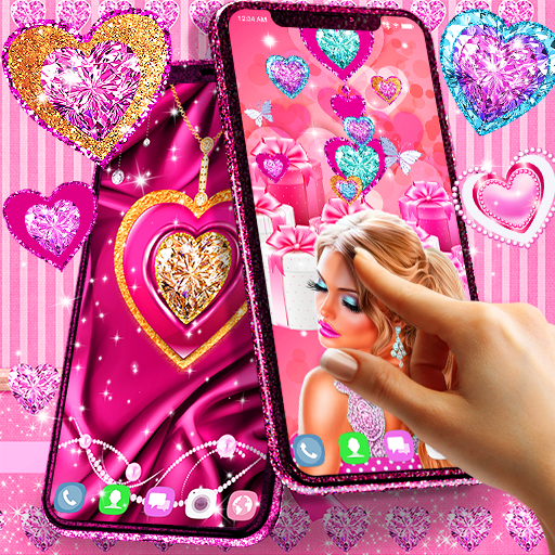 Girly pink live wallpapers  Icon