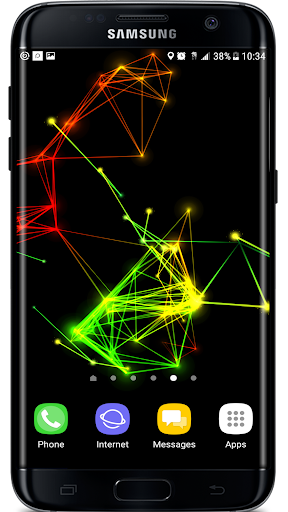 Abstract Particles III 3D Live Screen 2