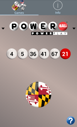 Maryland Lottery: Algorithm Screen 2