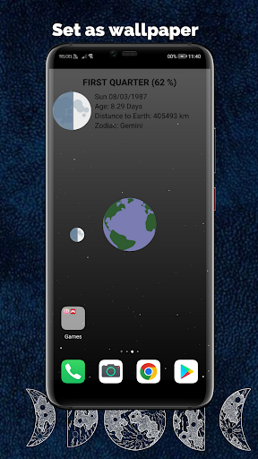 Moon Night -Phases  wallpaper