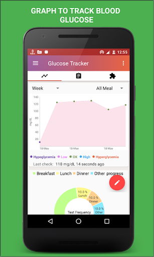 Android application Glucose Tracker screenshort