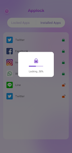 Purple Applock & Fast Internet