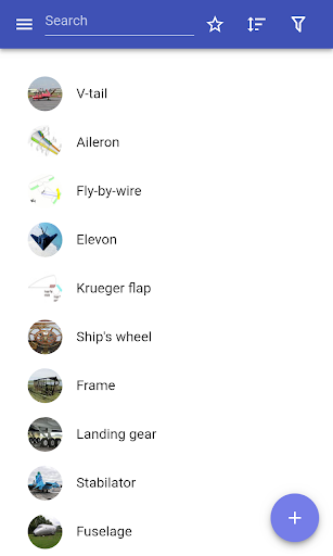 Android application Construction of aircraft screenshort