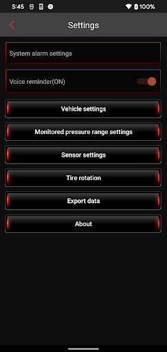 Dynamic BLE TPMS Screen 3
