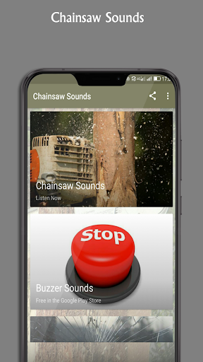 Android application Chainsaw Sounds screenshort