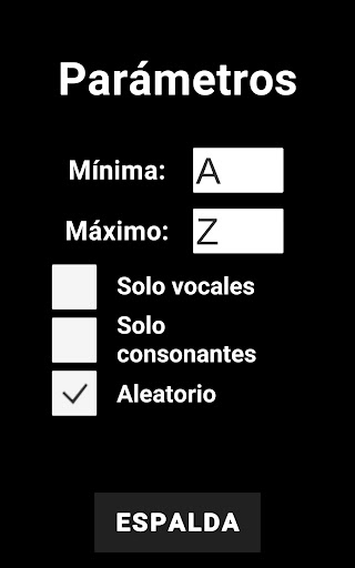 Alfabeto: Pantalla completa Screen 3