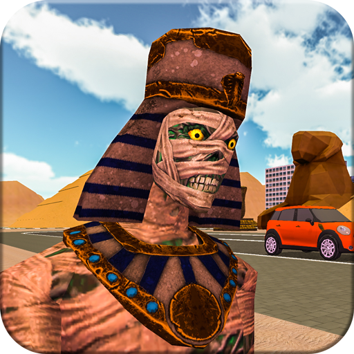 Superhero Mummy Ancient War 3D logo