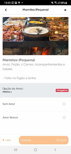 Android application Brasero Mineiro screenshort