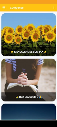 Android application Mensagens de Bom Dia screenshort
