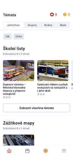 Android application Království železnic screenshort