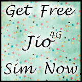Get jio 4g sim card free icon