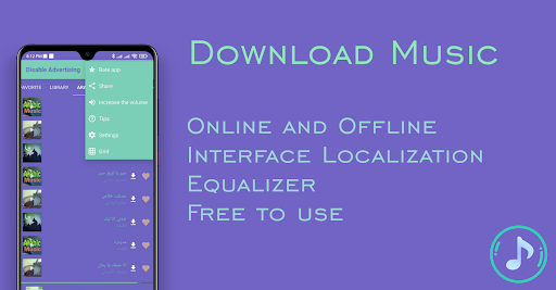 Android application Mp3 Downloader App screenshort